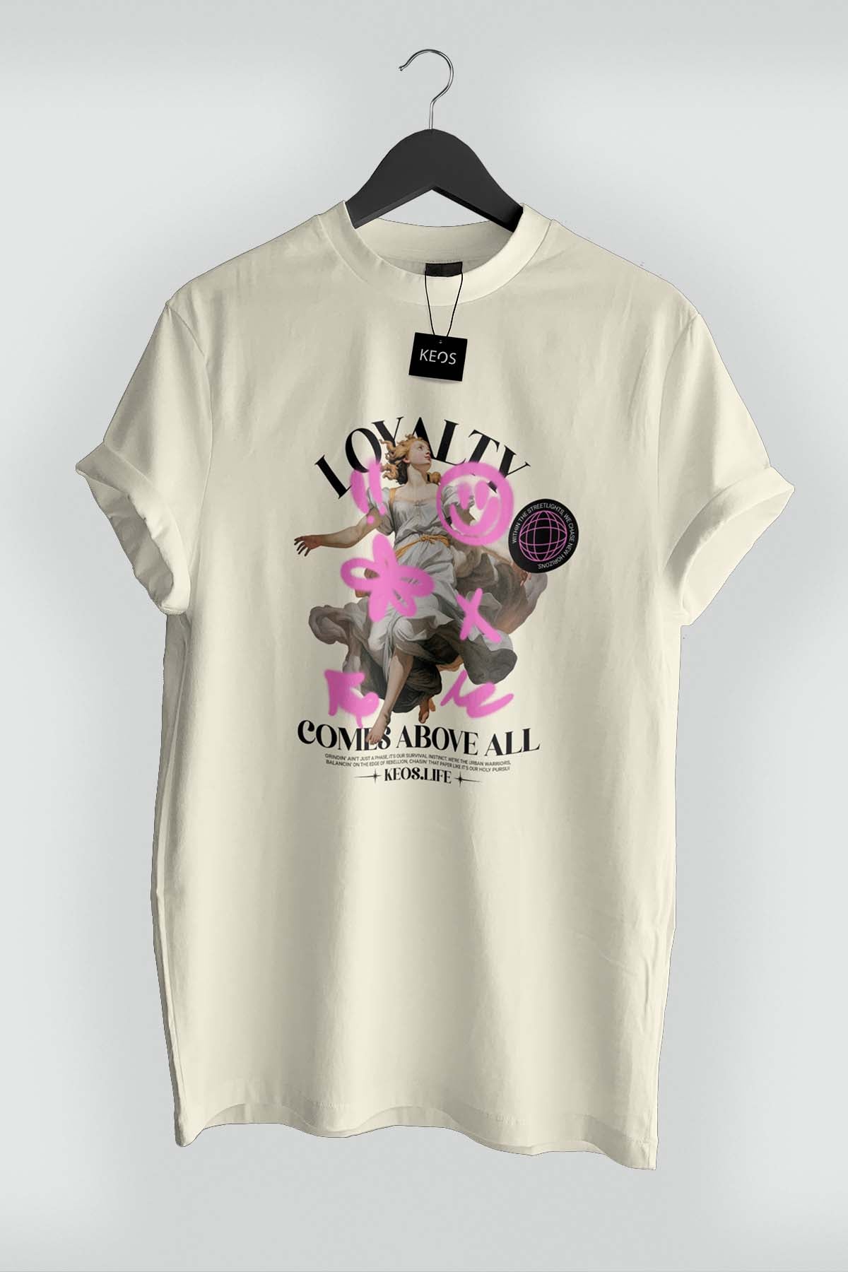 Loyalty Above All Organic Cotton T-shirt - keos.life