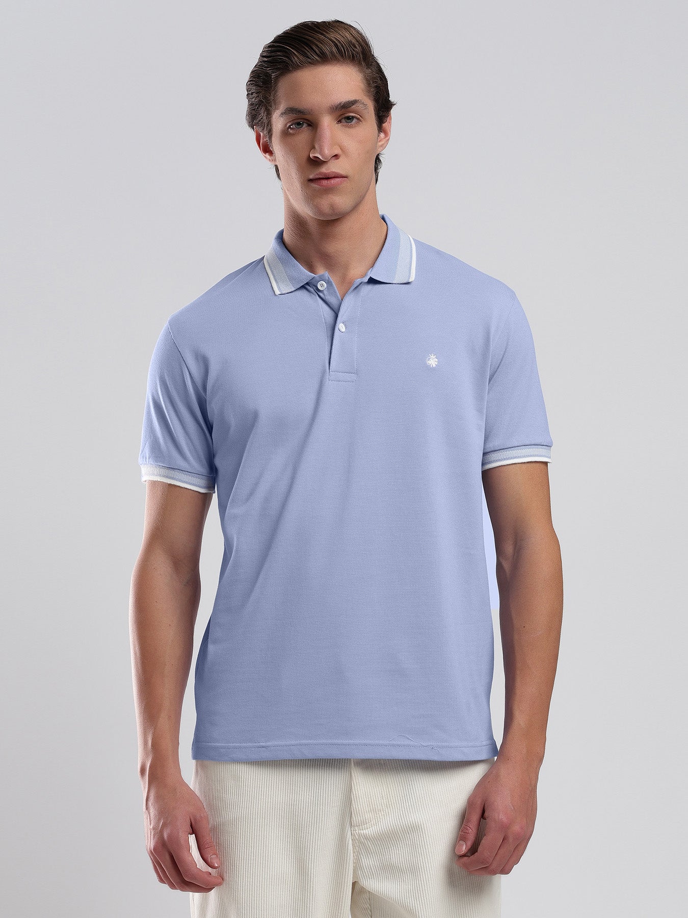 Light Blue Men's Polo