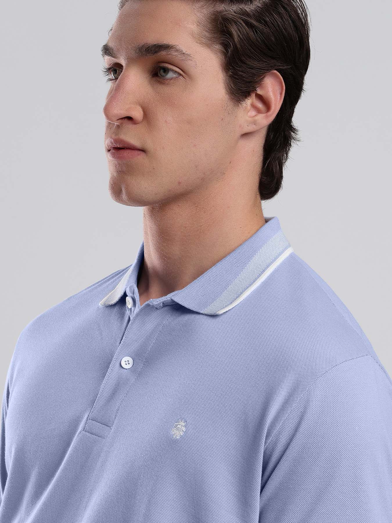 Light Blue Men's Polo