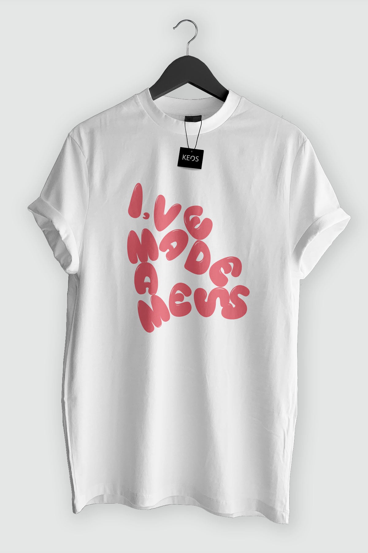 Made A Mess Organic Cotton T-shirt - keos.life