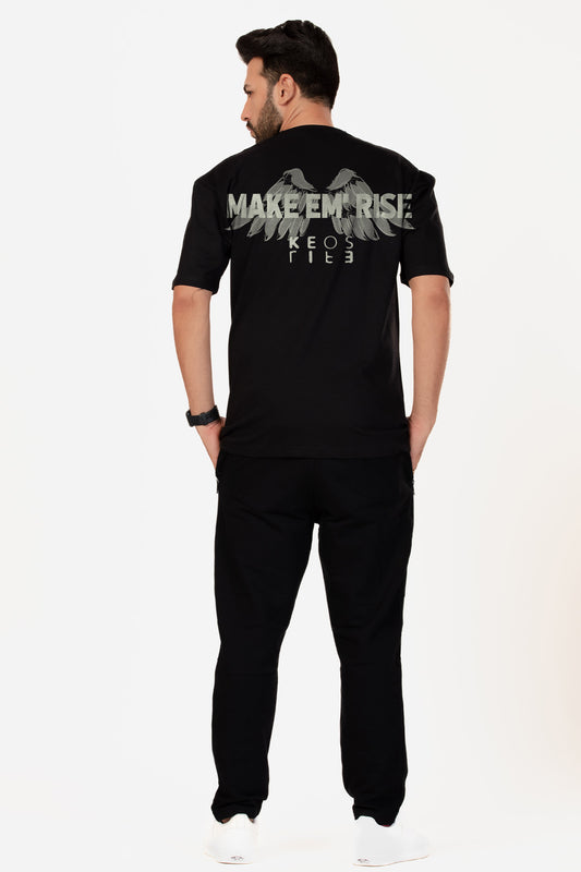 Make Em' Rise Urban Fit Oversize Graphic T-shirt