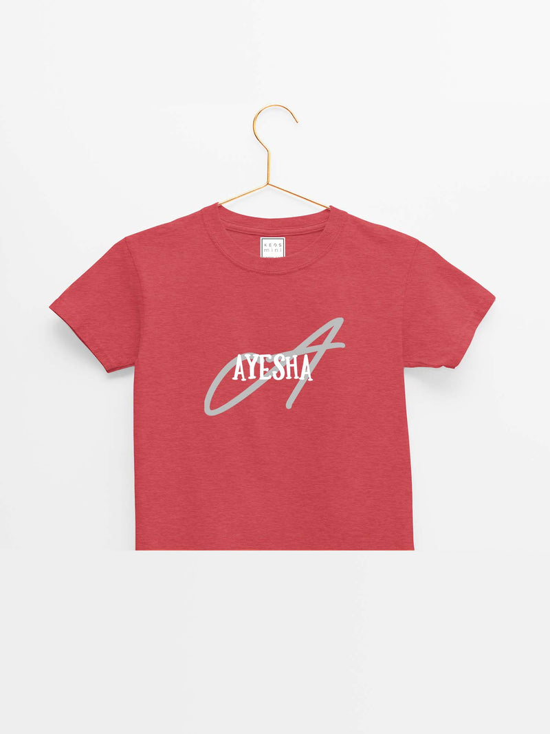 mini Customised Organic Cotton T-shirt