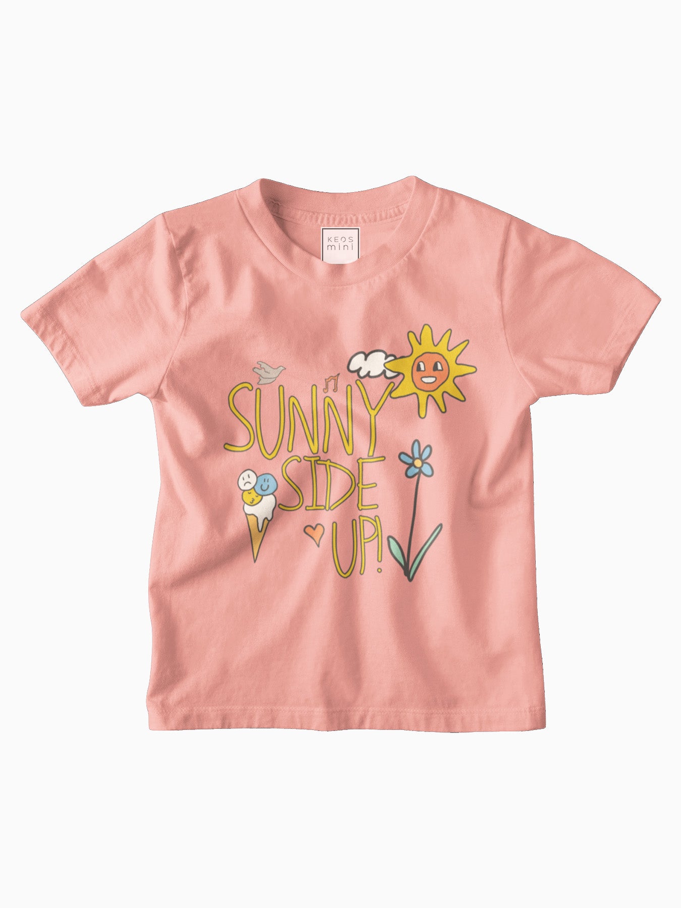 mini Graphic Cotton T-shirt - Sunny Side Up