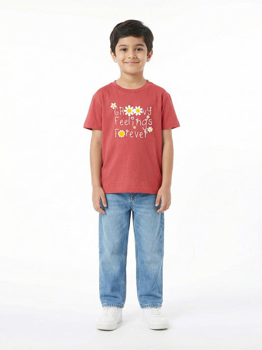 mini Groovy Feelings Organic Cotton T-shirt