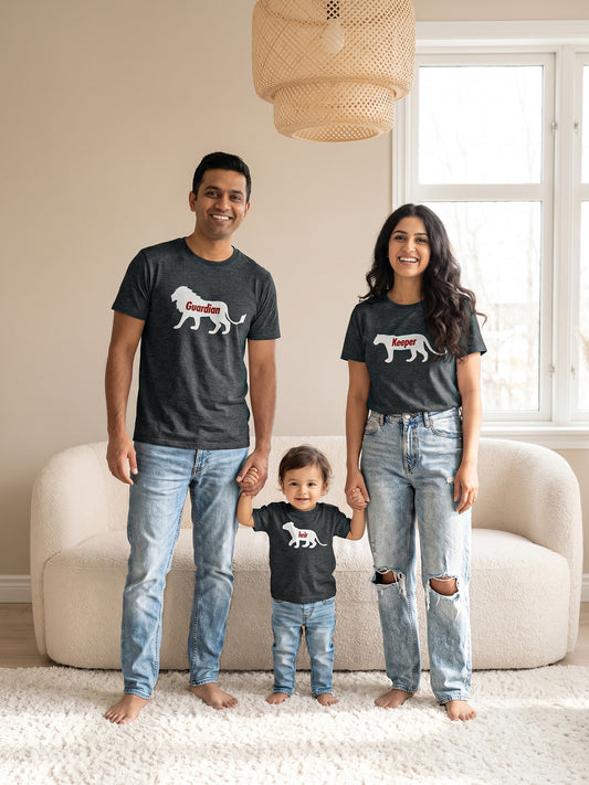 mini & Me Matching T-Shirts – “King's Pride” (Pack of 3
