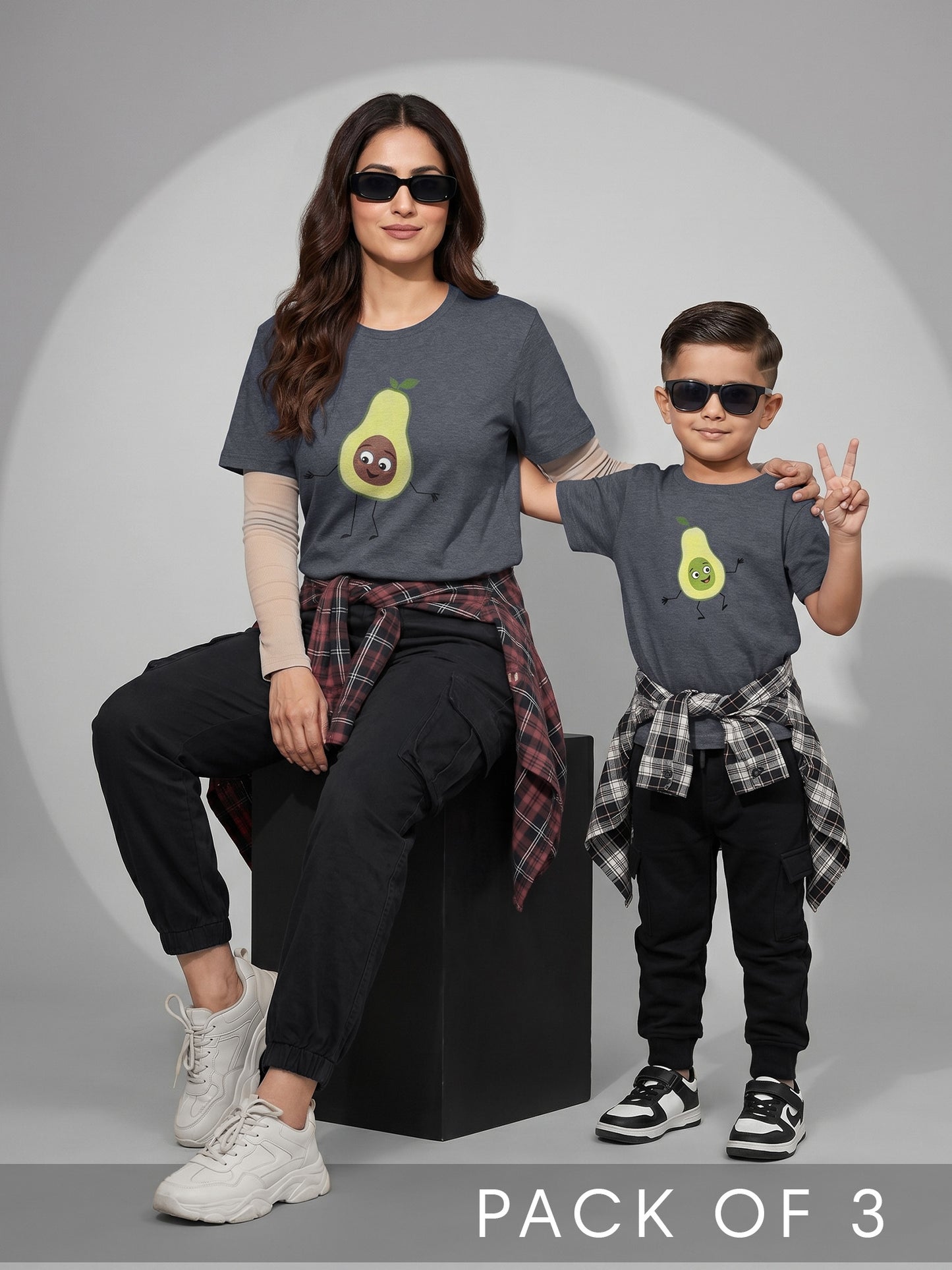 cool parents outfit for mom and son by Keos