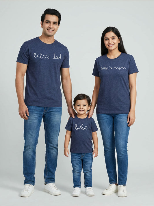 mini & Me Matching T-Shirts – “Babe’s Family” (Pack of 3)