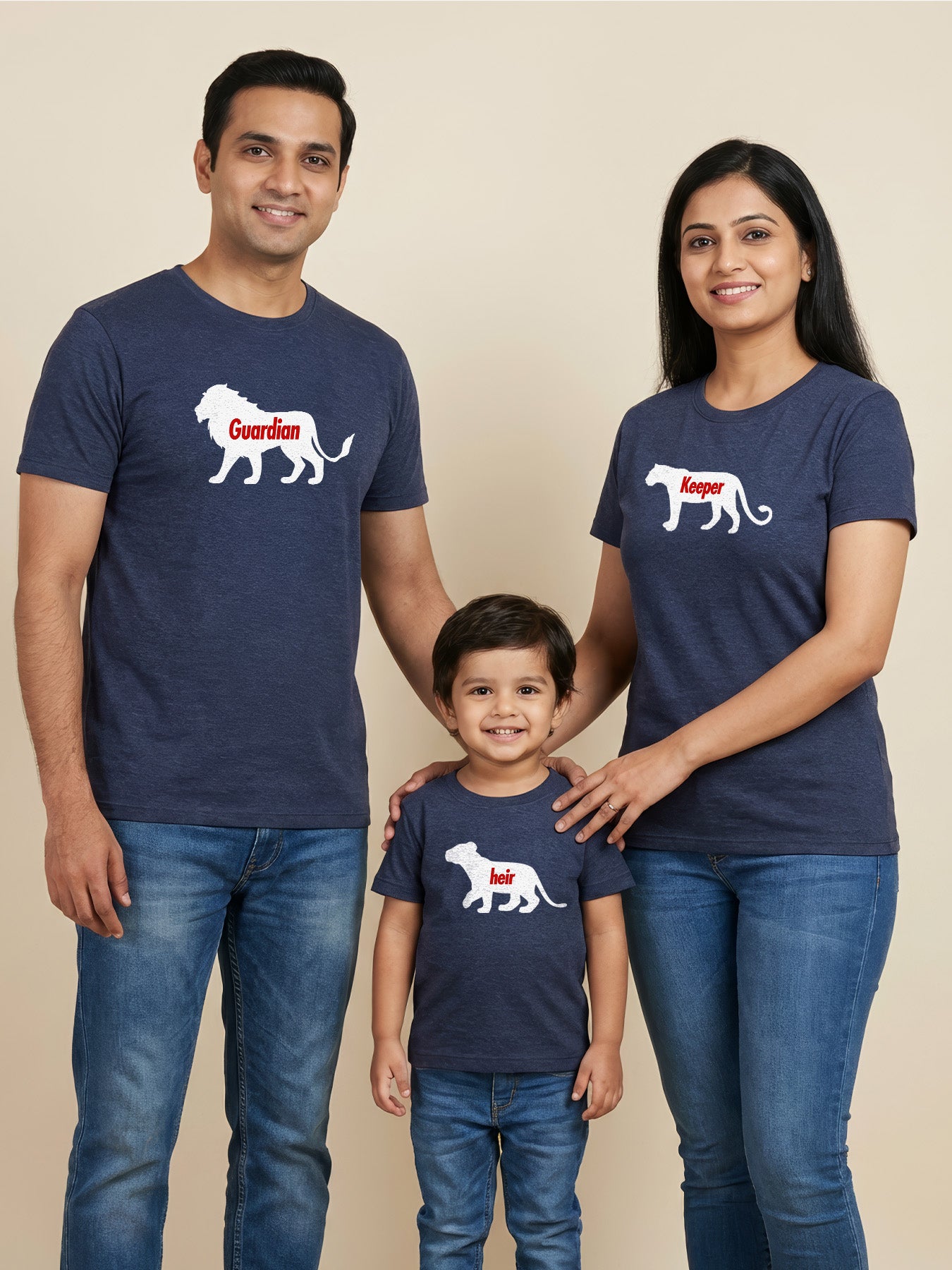 mini & Me Matching T-Shirts – “King's Pride” (Pack of 3