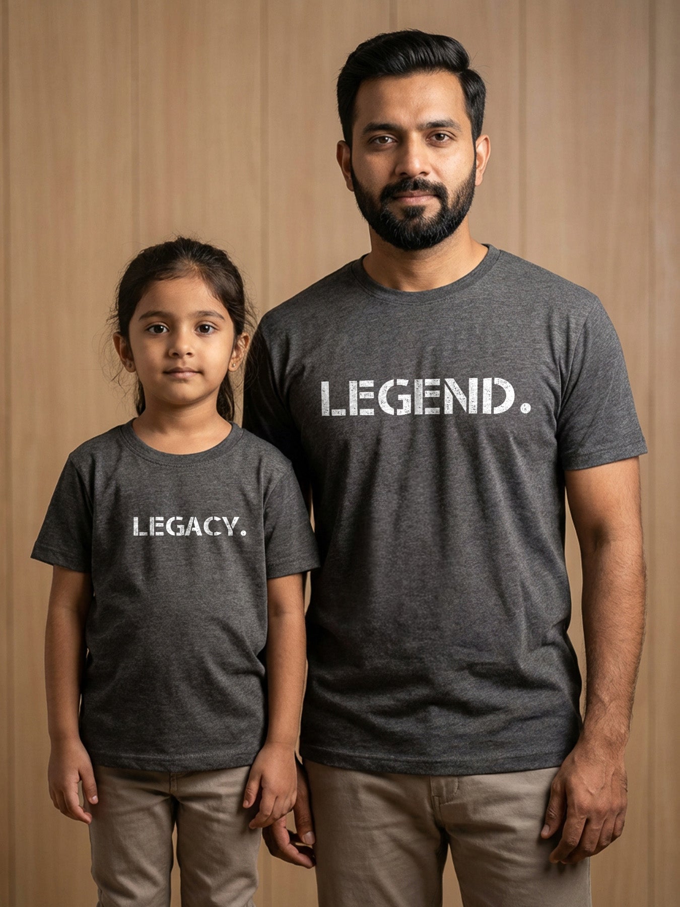 mini & Me Matching T-Shirts – “Legend & Legacy” (Pack of 2)
