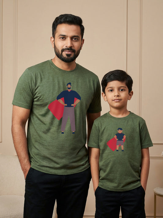 mini & Me Matching T-Shirts – “Like Father Like Son” (Pack of 2)