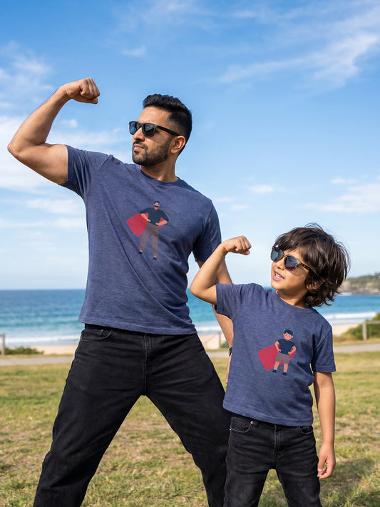 mini & Me Matching T-Shirts – “Like Father Like Son” (Pack of 2)