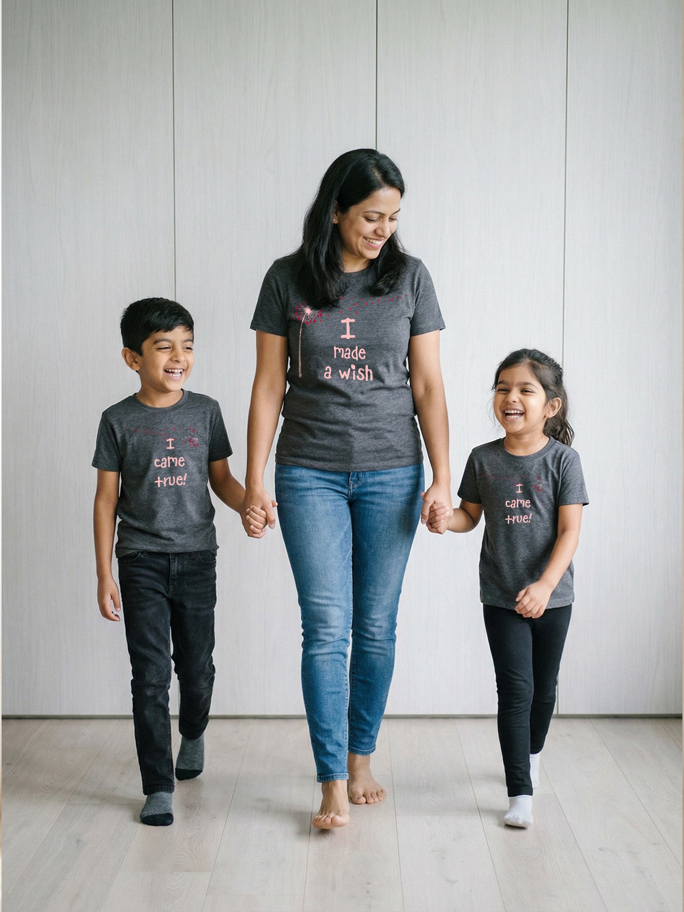 Graphic matching t-shirts for family by Keos