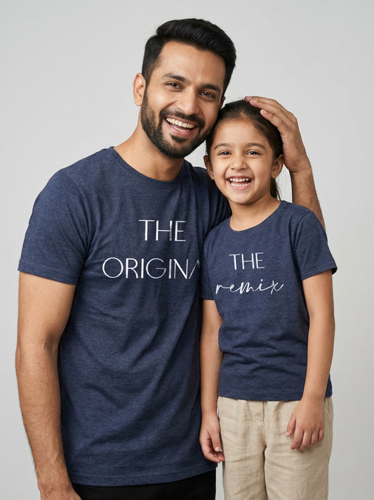 mini & Me Matching T-Shirts – “Original & Remix” (Pack of 2)