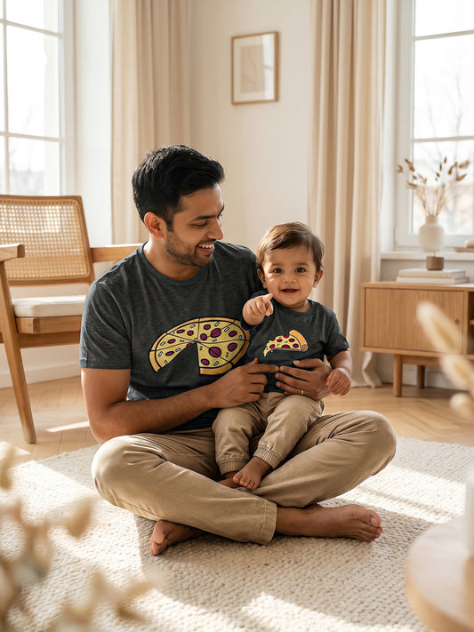 mini & Me Matching T-Shirts – “Slice of Me” (Family Pack)