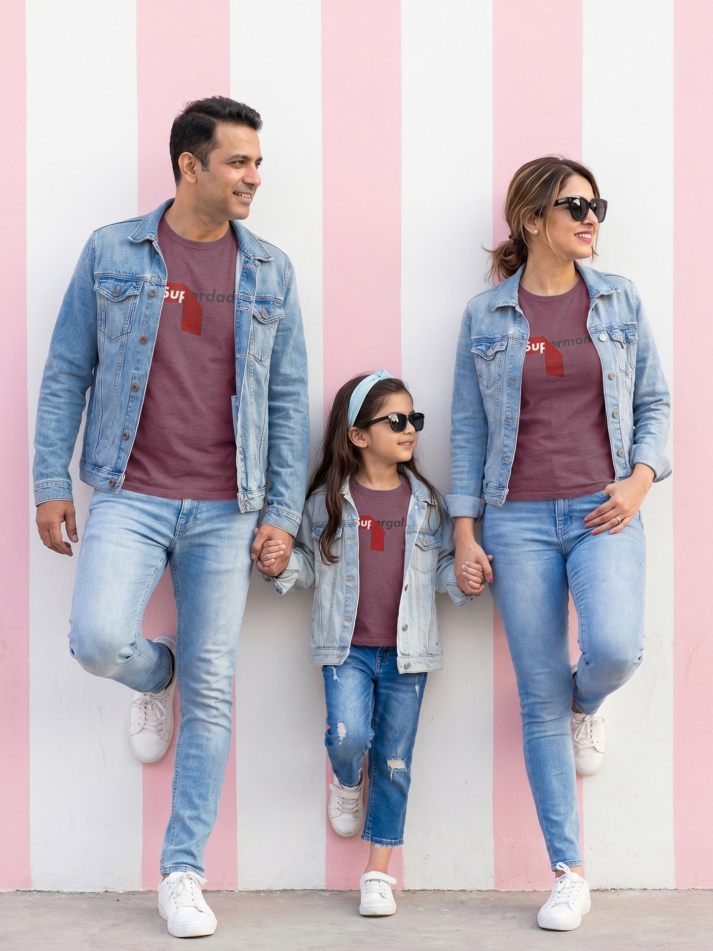 Matching graphic t-shirts for parents and daughter from Keos - shop online India