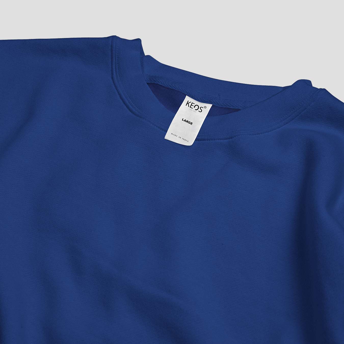 Essential Crewneck Sweatshirt - Navy Blue - keos.life