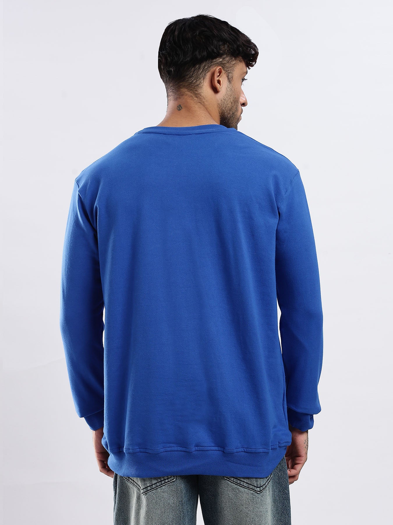 Essential Crewneck Sweatshirt - Navy Blue