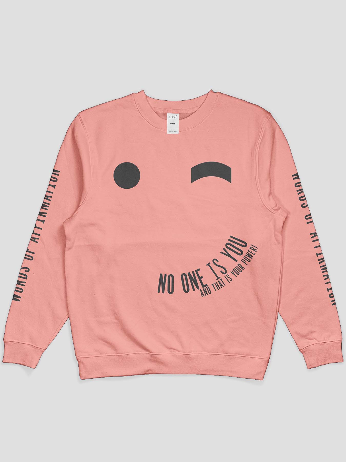 No One Is You Printed Sweatshirt - keos.life