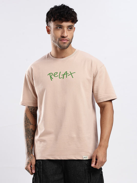 Premium Terry Graphic T-Shirt – Nothing Is Under Control | Oversized Fit | 240 GSM