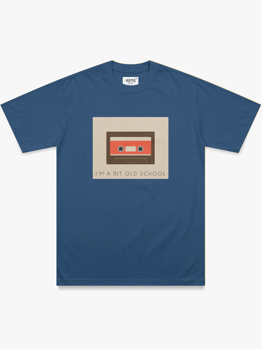 Organic Cotton Graphic T-Shirt – Old School | Regular Fit