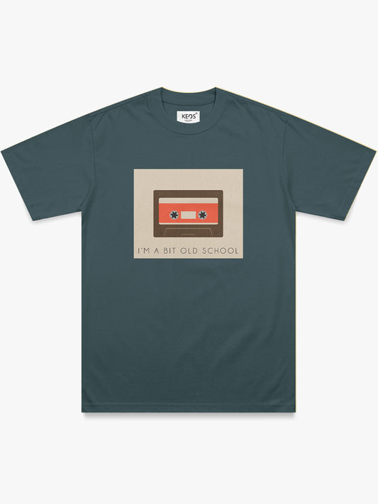 Organic Cotton Graphic T-Shirt – Old School | Regular Fit