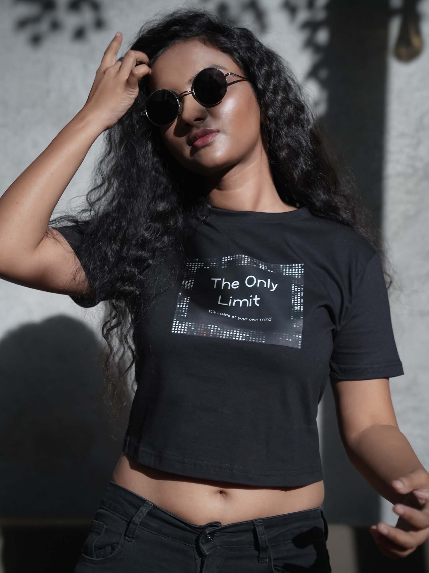 The Only Limit Organic Cotton Crop Top - keos.life