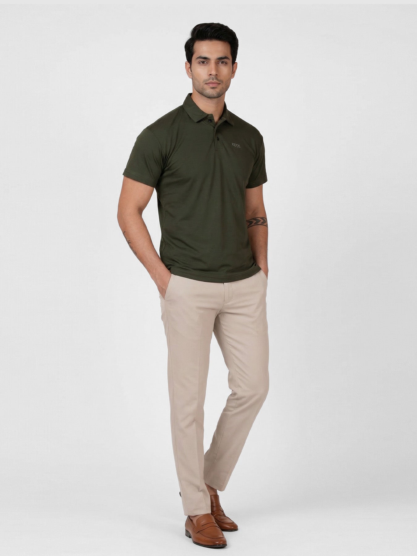 Supima Luxe Polo - Olive