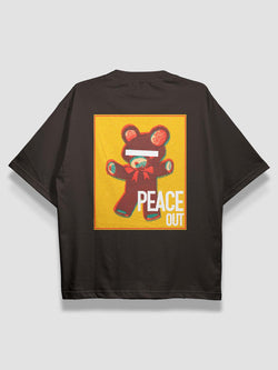 Peace Out Urban Fit Oversized T-shirt