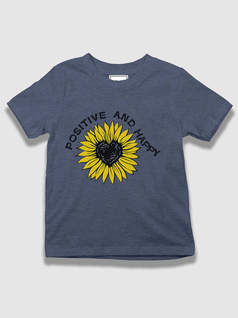 mini Positive & Happy Organic Cotton T-shirt - keos.life