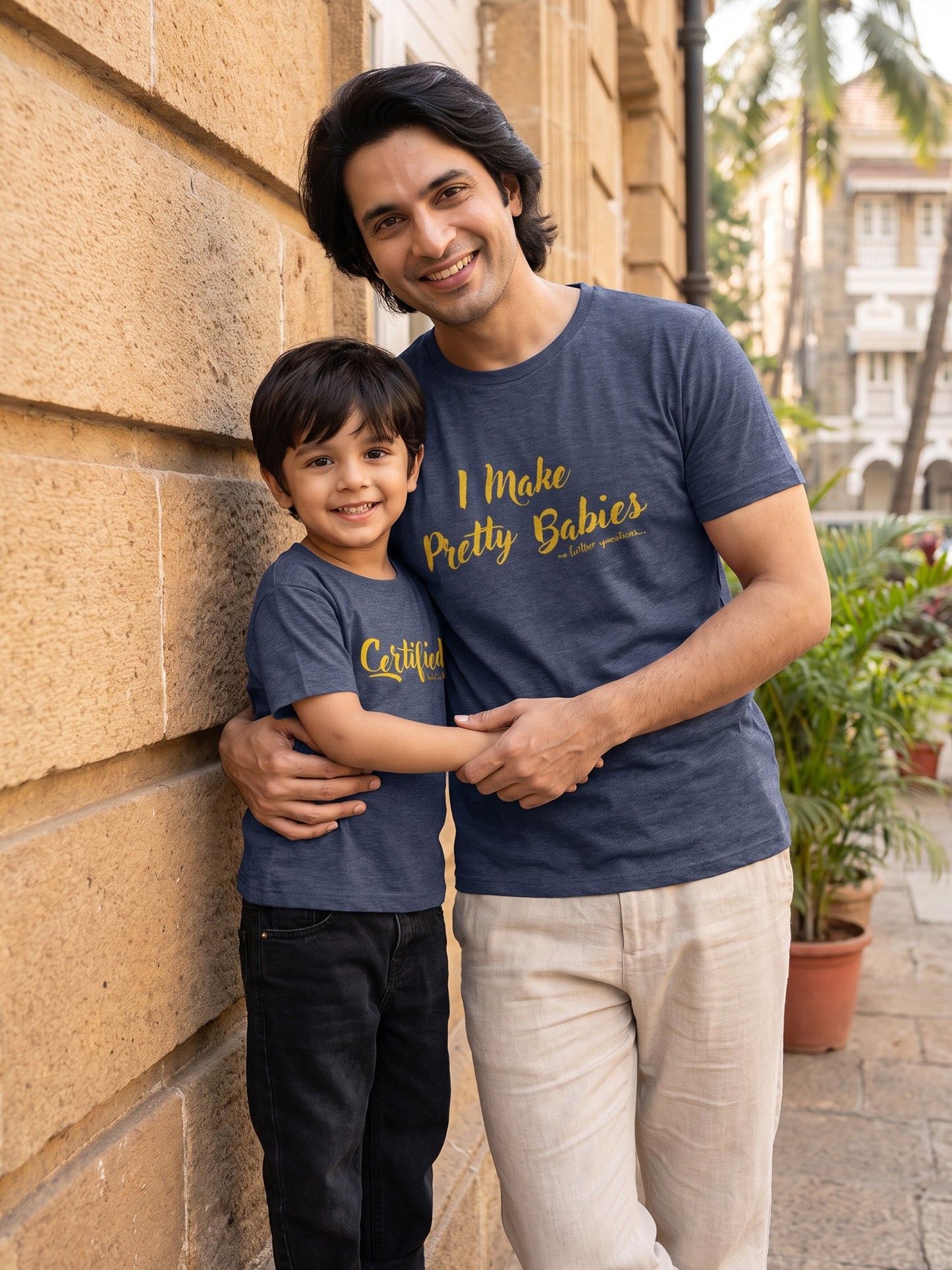 mini & Me Matching T-Shirts – “I Make Pretty Babies” (Pack of 2)