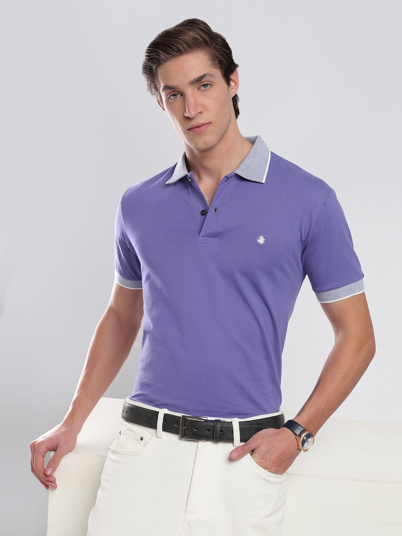 Lavender Purple Men's Polo