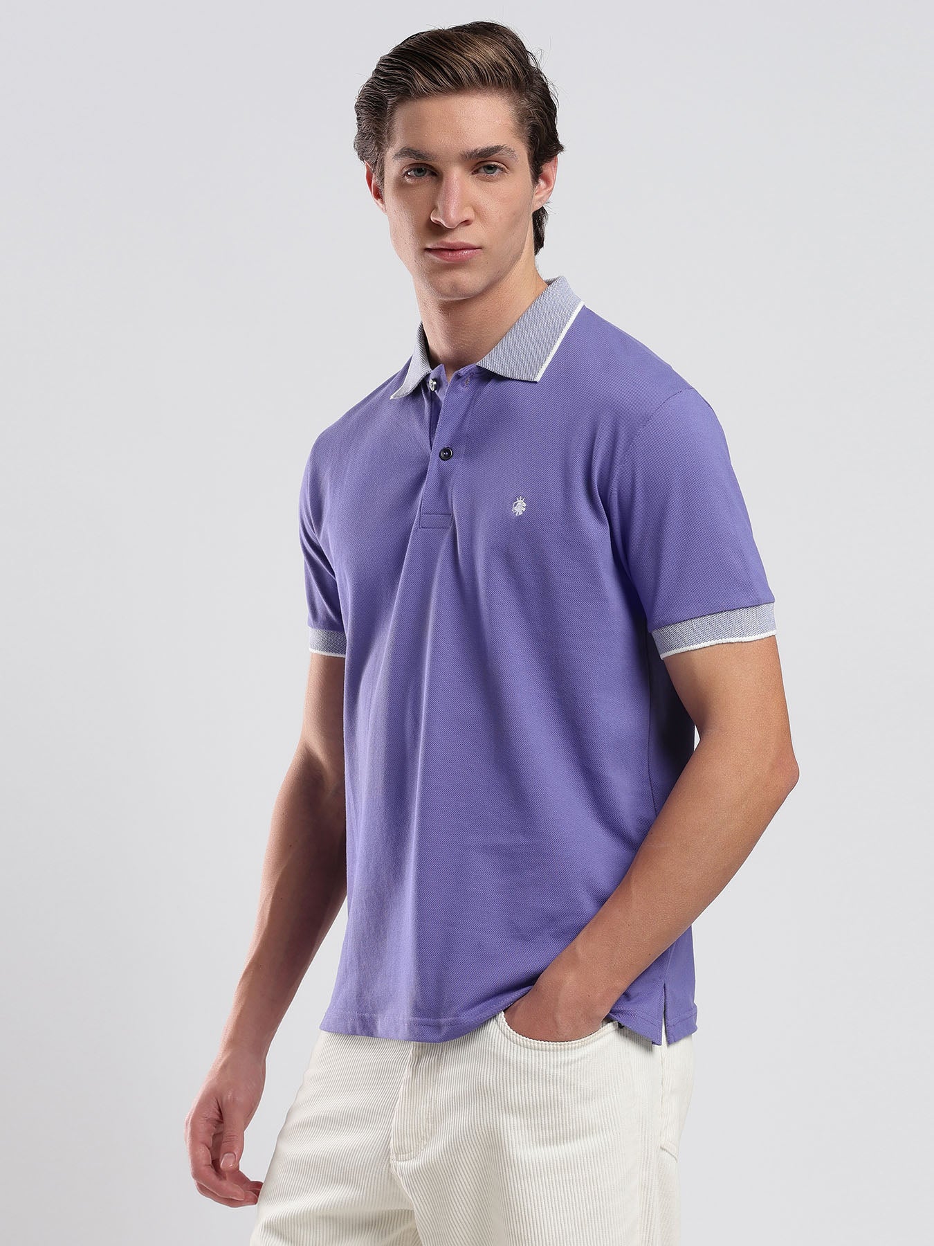 Lavender Purple Men's Polo