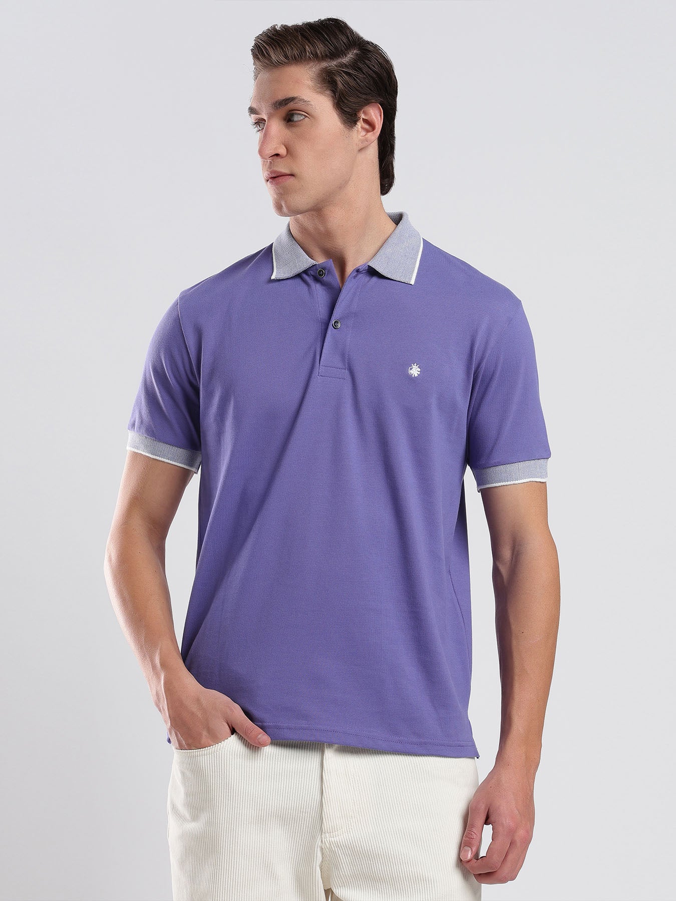Lavender Purple Men's Polo