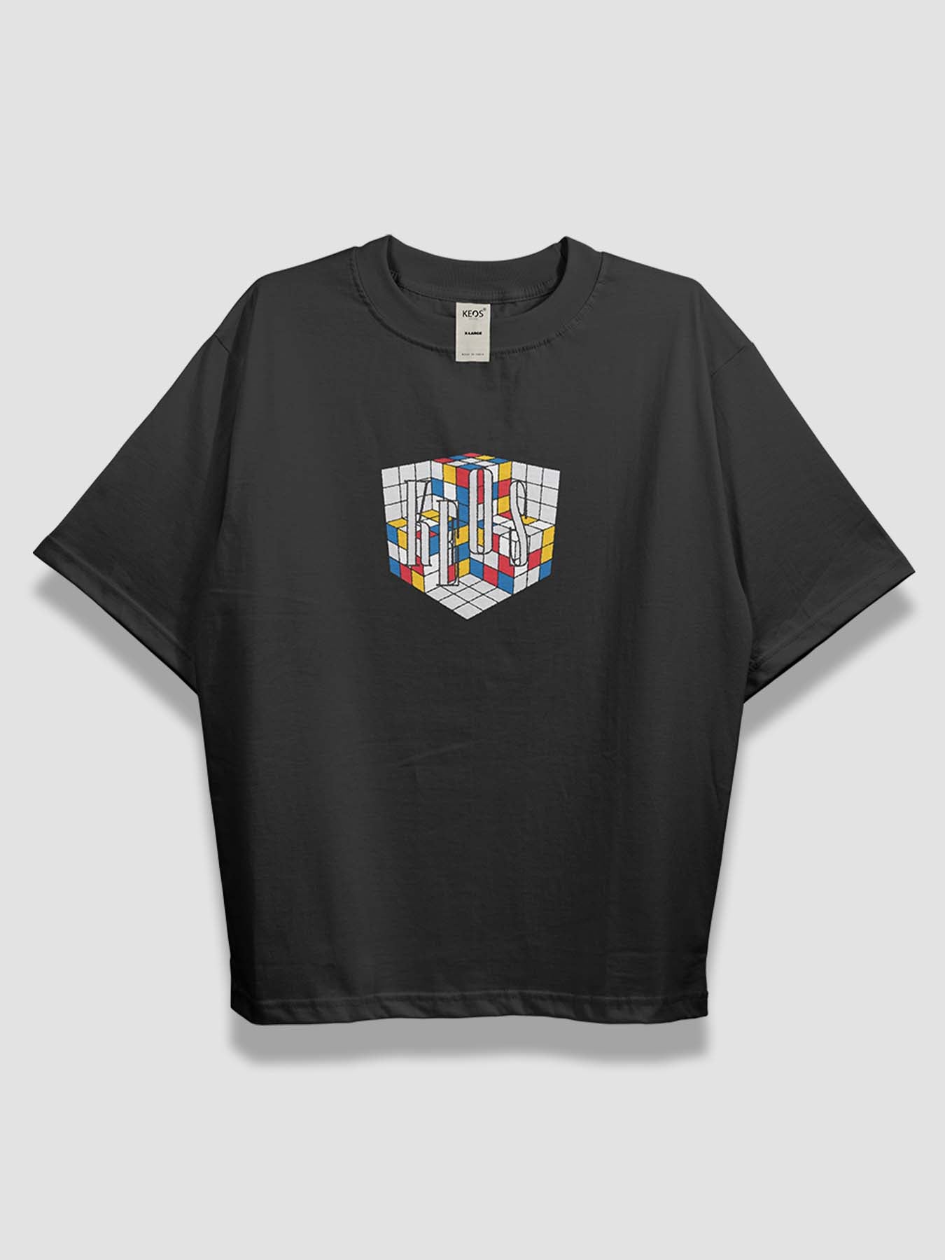 Rubik's Cube Urban Fit Oversized T-shirt - keos.life