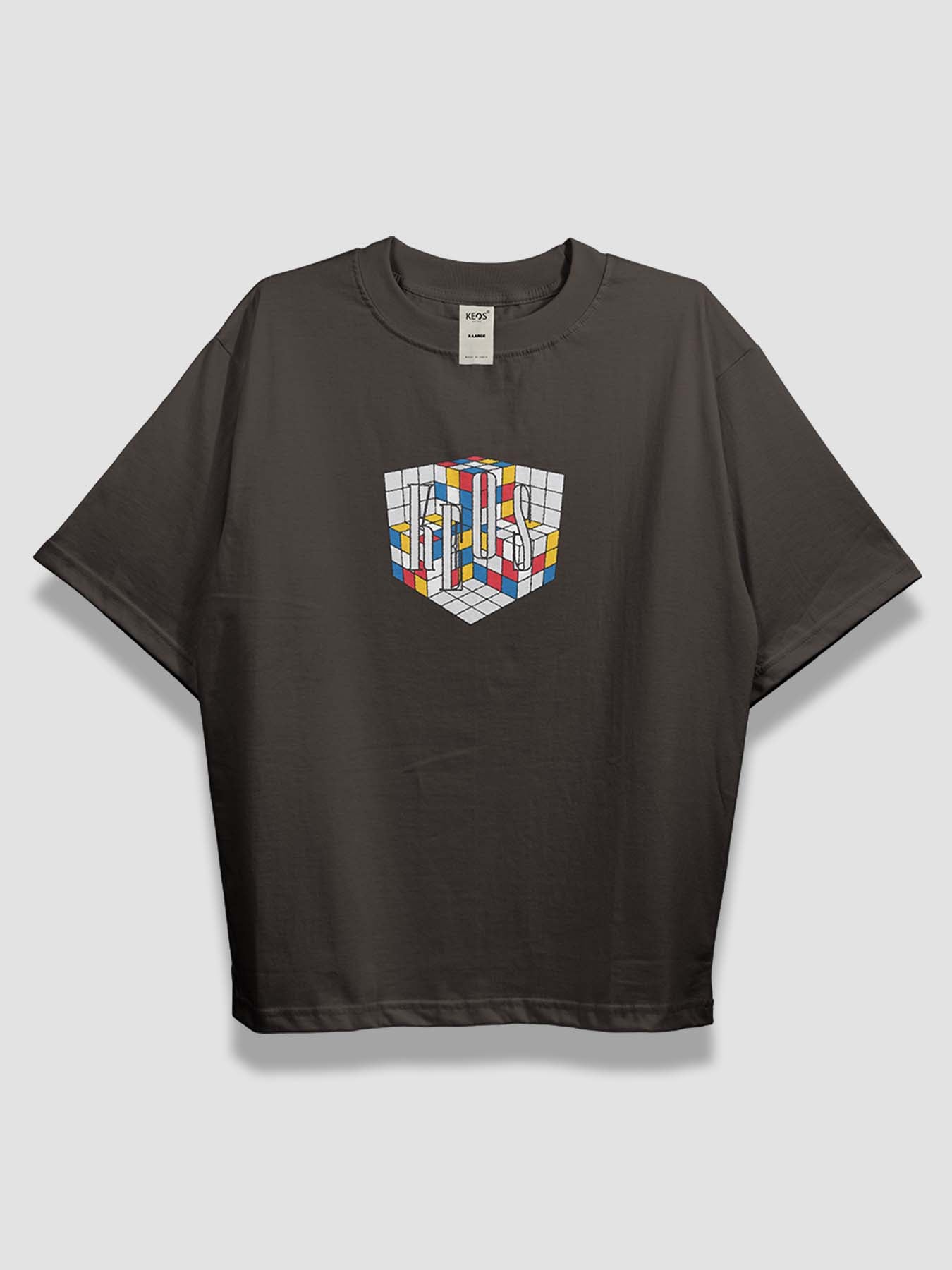 Rubik's Cube Urban Fit Oversized T-shirt - keos.life
