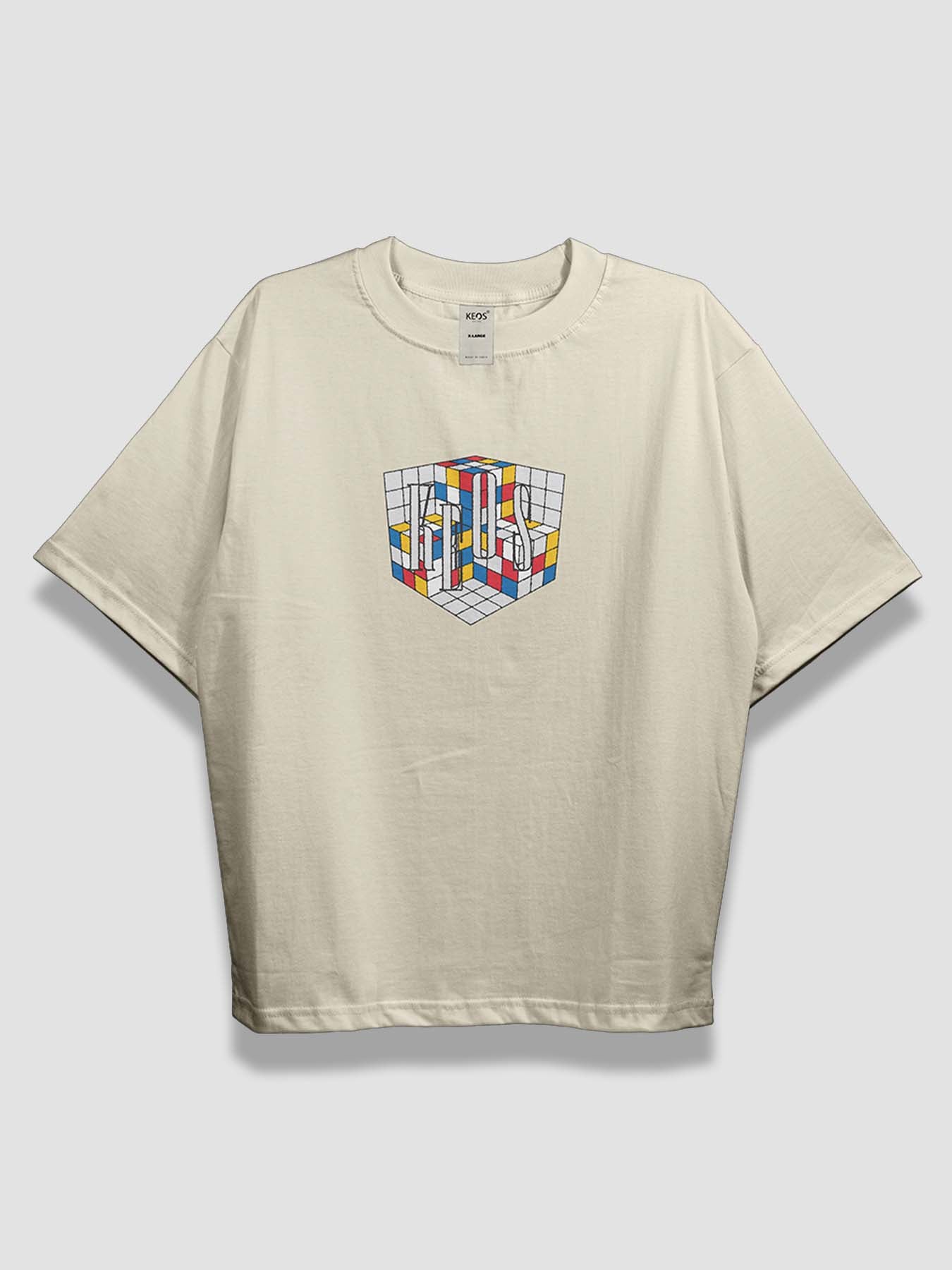 Rubik's Cube Urban Fit Oversized T-shirt - keos.life