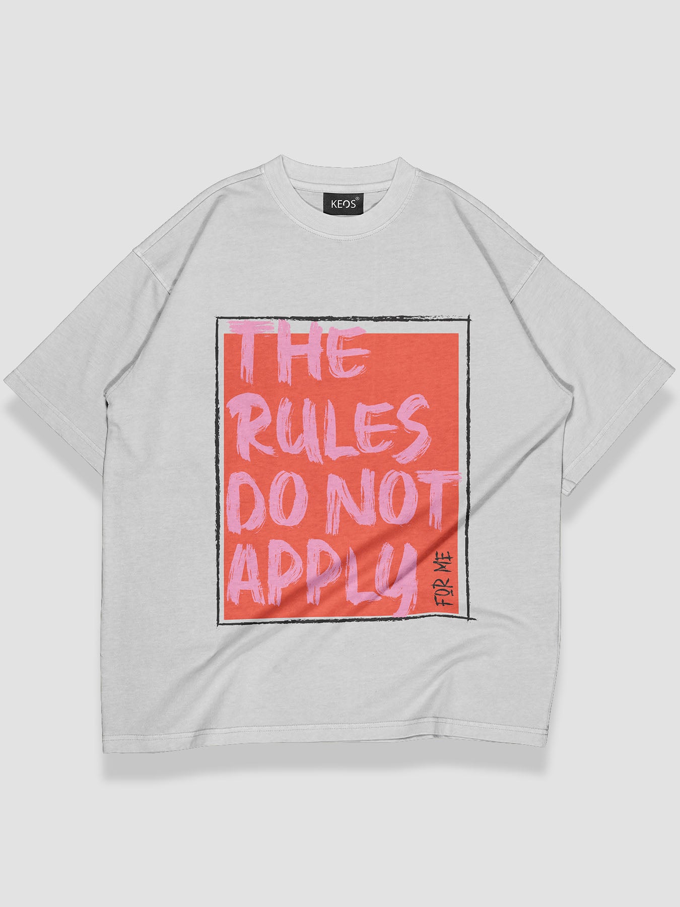 Rules Do Not Apply Urban Fit Oversize T-shirt - keos.life