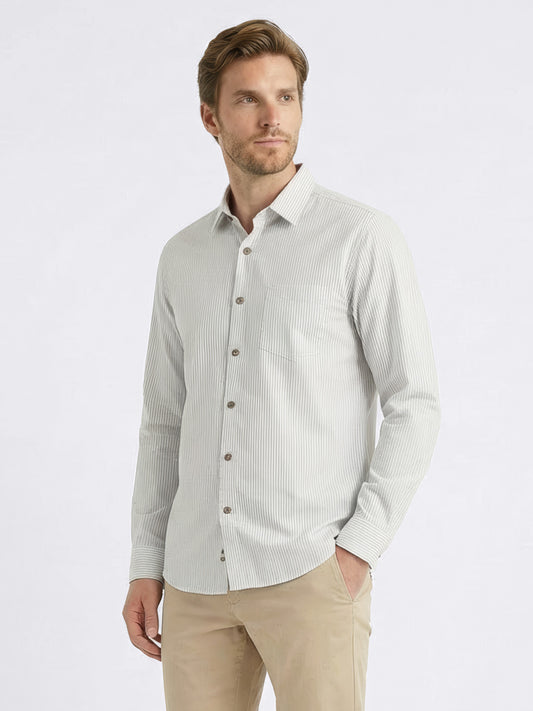Riviera Stripe Shirt Cotton Shirt