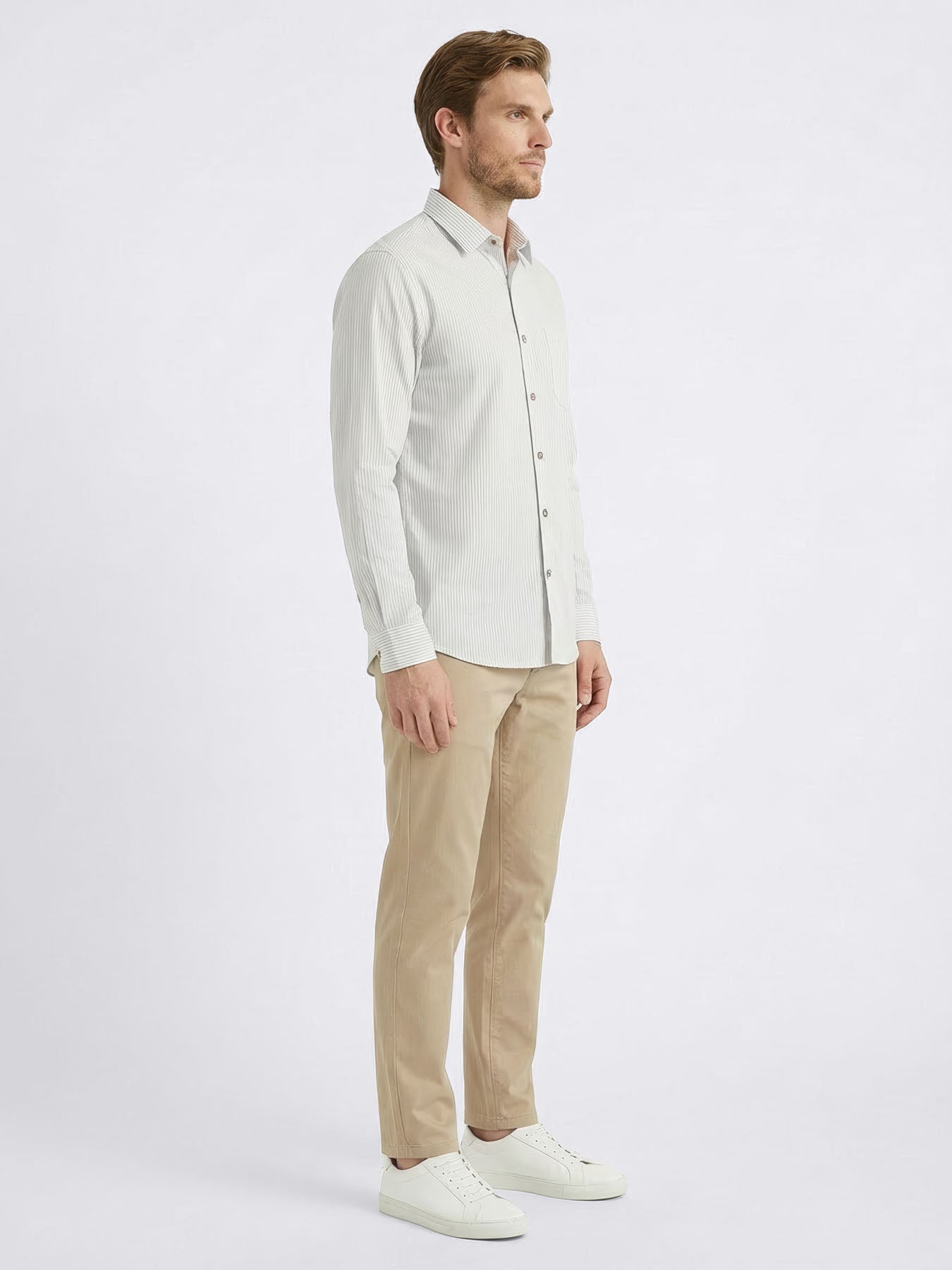 Riviera Stripe Shirt Cotton Shirt