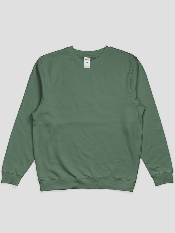 Premium French Terry Essential Sweatshirt - Sage