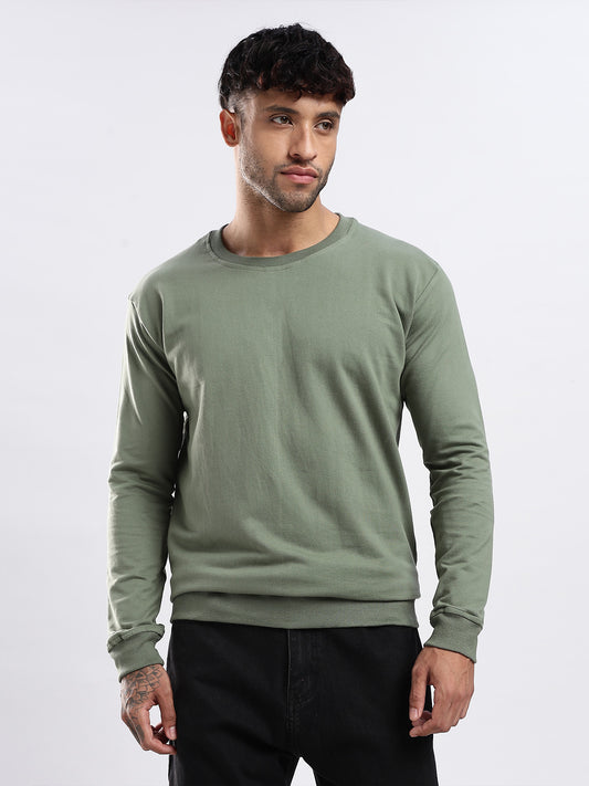 Essential Crewneck Sweatshirt - Sage