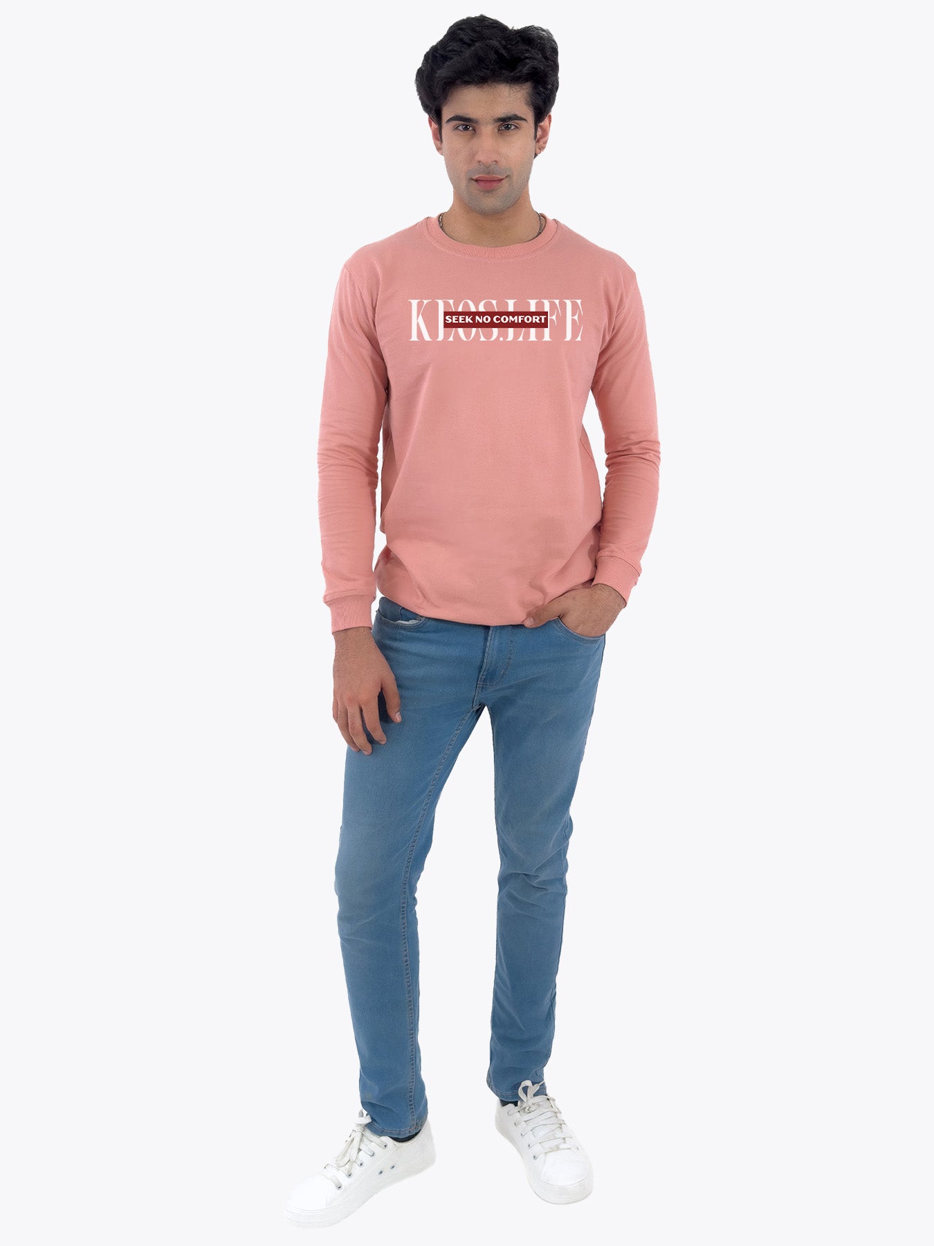 Seek No Comfort Graphic Sweatshirt