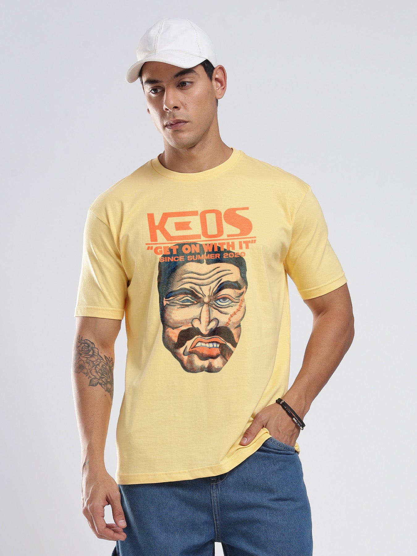 Organic Cotton Graphic T-Shirt – Shady Man | Regular Fit