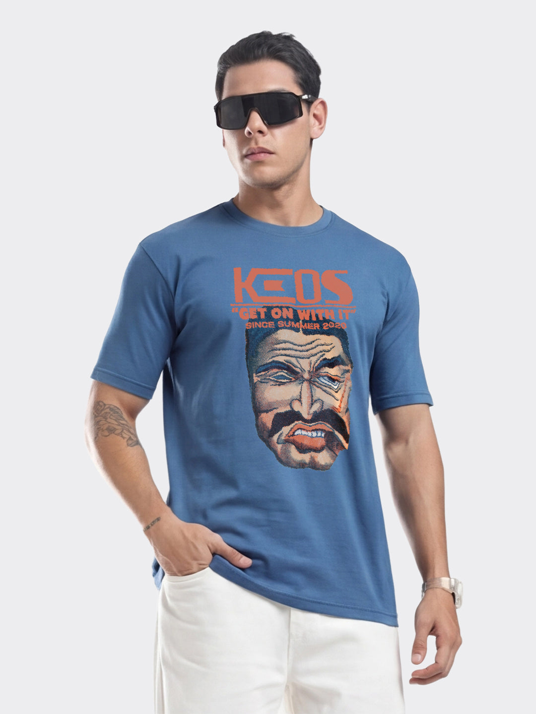 Organic Cotton Graphic T-Shirt – Shady Man | Regular Fit