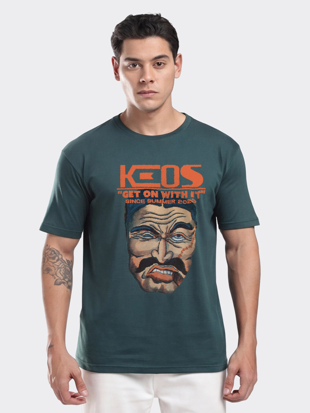 Organic Cotton Graphic T-Shirt – Shady Man | Regular Fit