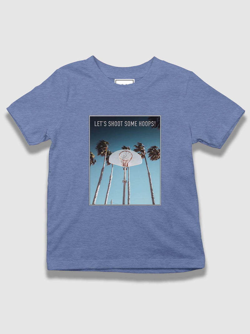 mini Shoot Hoops Organic Cotton T-shirt
