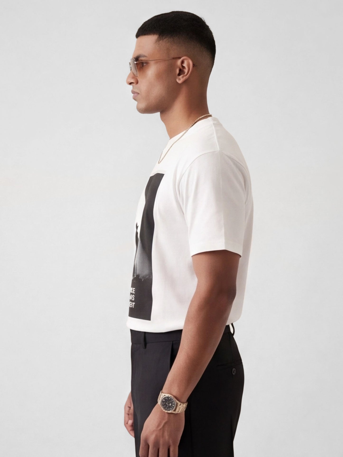 Organic Cotton Graphic T-Shirt – Silence Speaks Loudest. | Regular Fit