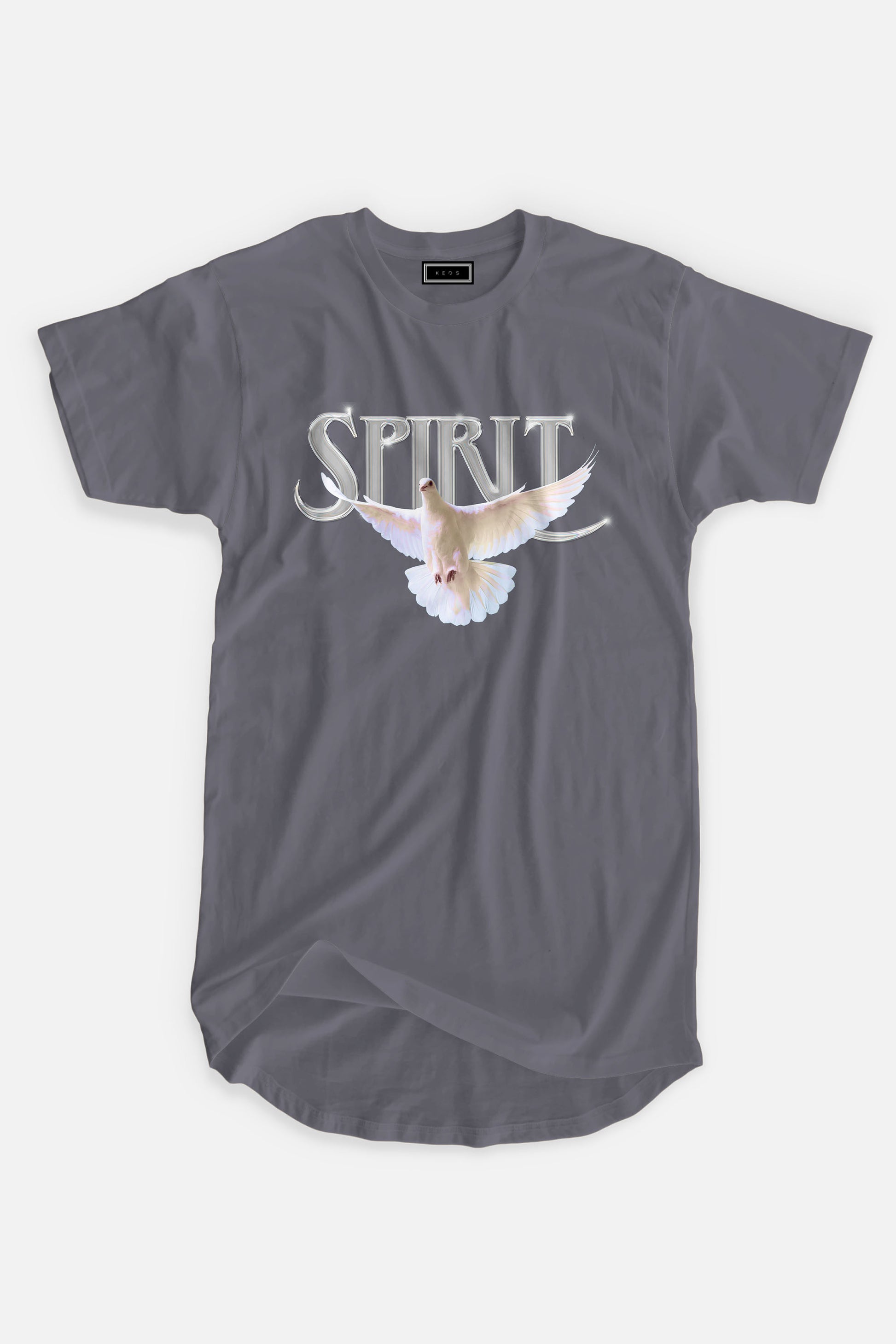 Spirit Organic Longline Cotton T-shirt - keos.life