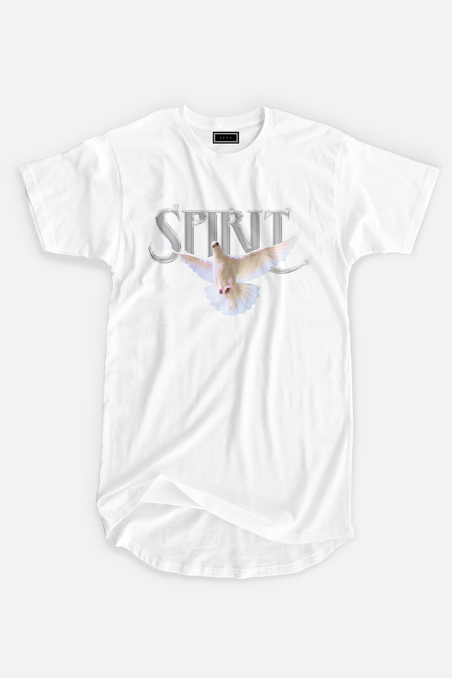 Spirit Organic Longline Cotton T-shirt - keos.life