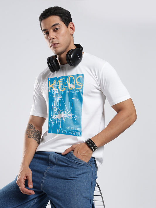 Organic Cotton Graphic T-Shirt – I will survive. | Regular Fit